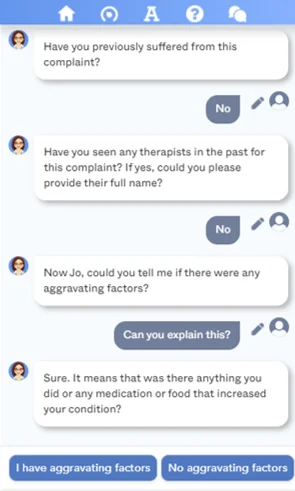 GeneFAX AI pre-test counseling interface